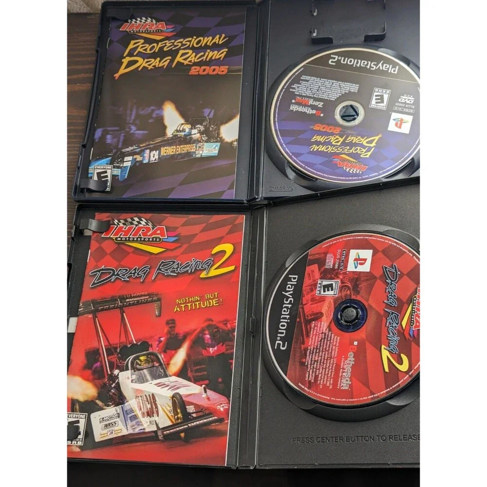 IHRA Motorsports Drag Racing Lot Of 3x PlayStation 2 Games CIB